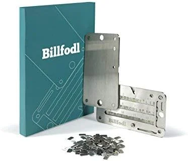 ترزور مدل T + کیف پول سخت افزاری ارز دیجیتال Billfodl با استیل والت برای ذخیره سازی سرد (بسته)