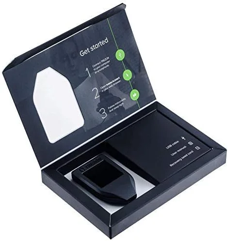 ترزور مدل T + کیف پول سخت افزاری ارز دیجیتال Billfodl با استیل والت برای ذخیره سازی سرد (بسته)