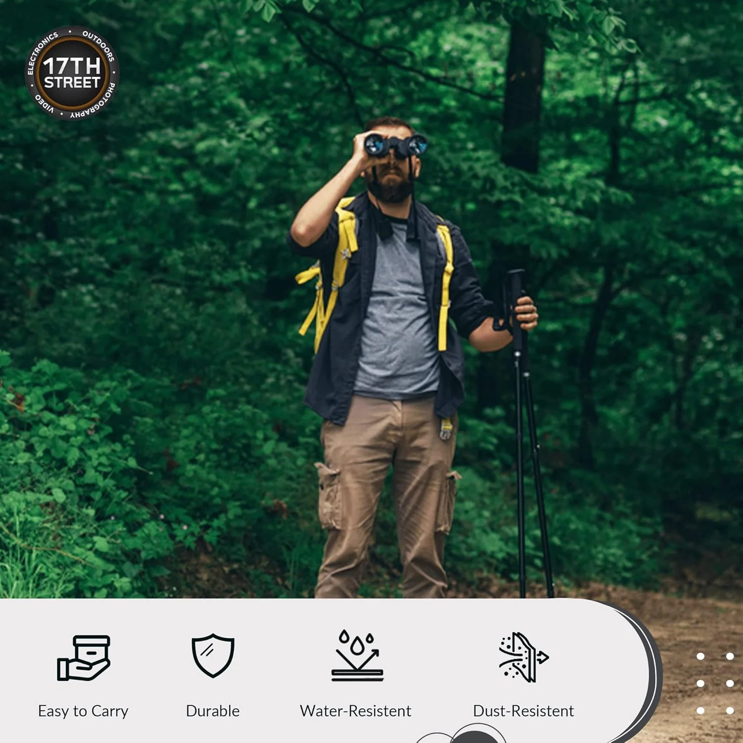 دوربین دوچشمی نیکون PROSTAFF P3 10x42 ضد آب برای بزرگسالان | دوربین دوچشمی مسافرتی کوچک و جمع و جور برای تماشای پرندگان | سیستم تمیز کننده قلم لنز و مجموعه چراغ قوه دوربین دوچشمی نیکون PROSTAFF P3 10x42 ضد آب برای بزرگسالان | دوربین دوچشمی مسافرتی کوچک و جمع و جور برای تماشای پرندگان | سیستم تمیز کننده قلم لنز و مجموعه چراغ قوه