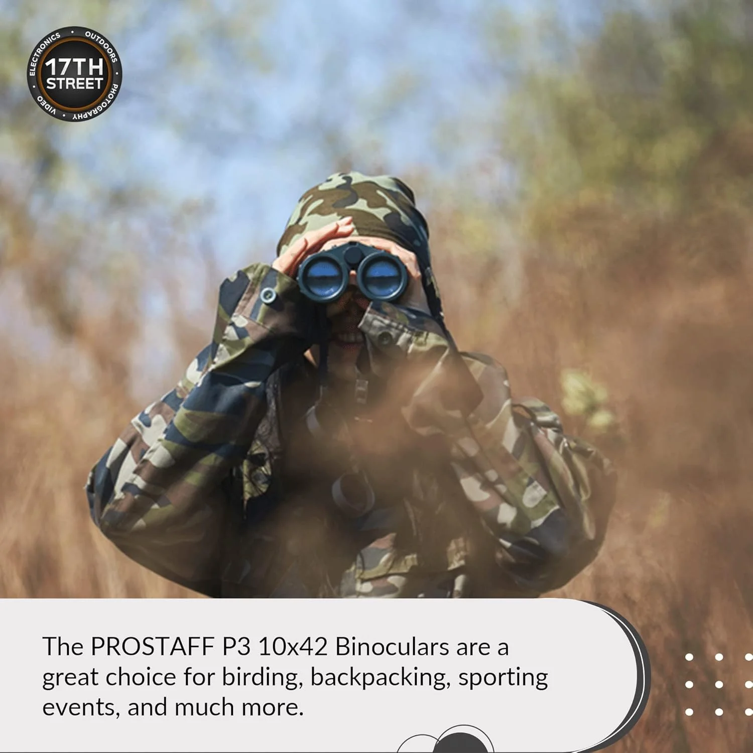 دوربین دوچشمی نیکون PROSTAFF P3 10x42 ضد آب برای بزرگسالان | دوربین دوچشمی مسافرتی کوچک و جمع و جور برای تماشای پرندگان | سیستم تمیز کننده قلم لنز و مجموعه چراغ قوه دوربین دوچشمی نیکون PROSTAFF P3 10x42 ضد آب برای بزرگسالان | دوربین دوچشمی مسافرتی کوچک و جمع و جور برای تماشای پرندگان | سیستم تمیز کننده قلم لنز و مجموعه چراغ قوه