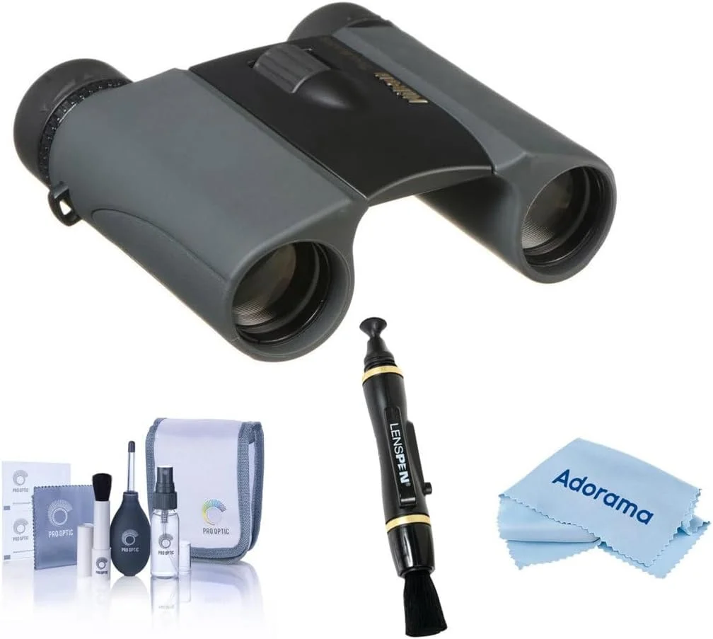 دوربین دوچشمی نیکون 8x25 Trailblazer ATB با منشور سقفی، مشکی، همراه با کیت لوازم جانبی