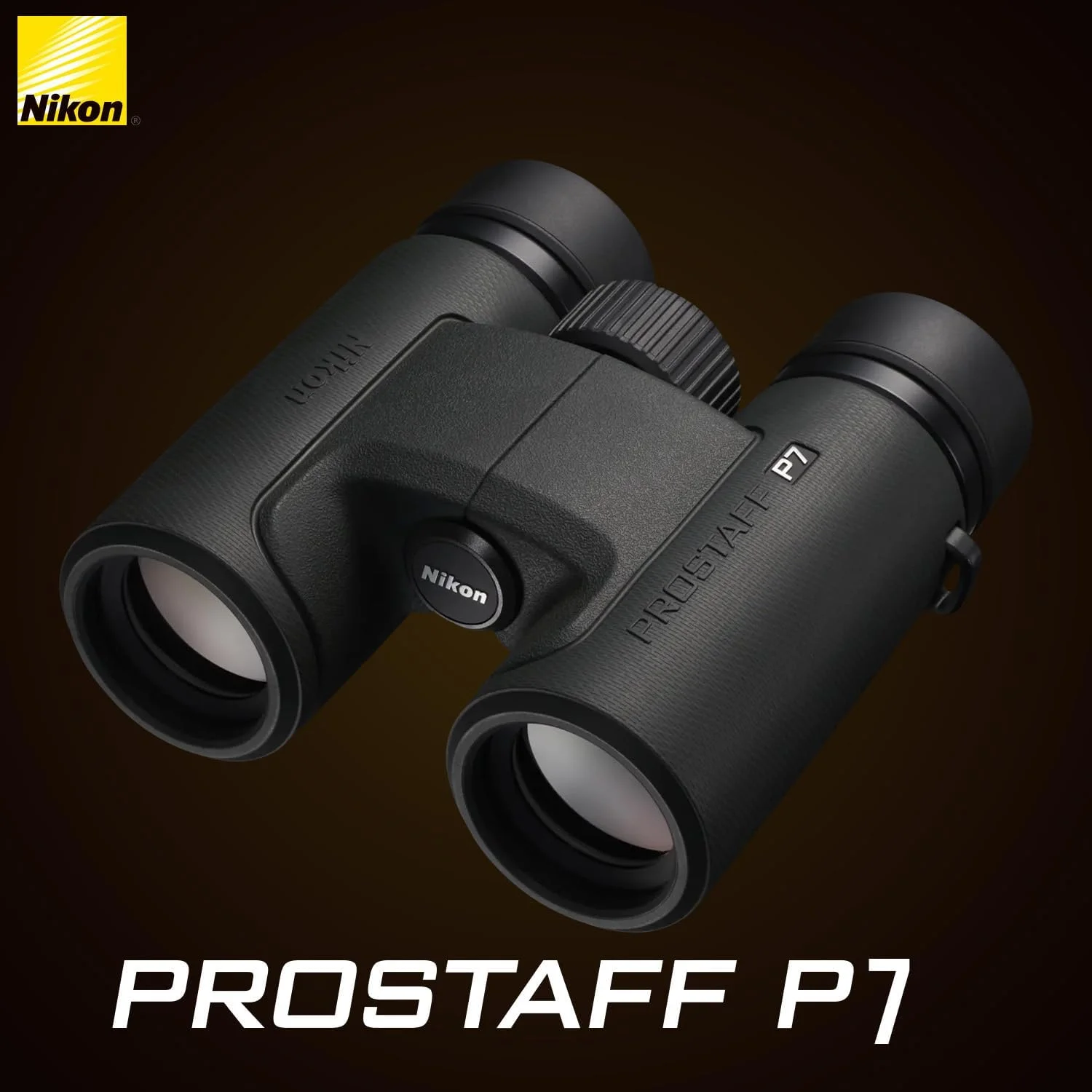 دوربین دوچشمی نیکون Prostaff P7 8X42 به همراه کیف شانه ای دوربین DSLR و بدون آینه (مشکی)، قلم تمیز کننده لنز فوکوس و پارچه تمیز کننده میکروفیبر فوکوس (4 تکه)