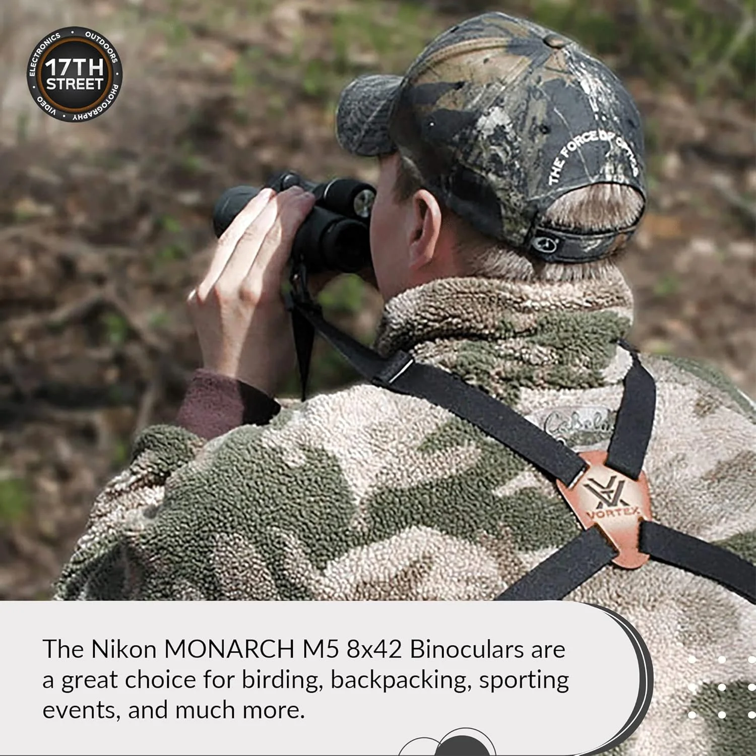 دوربین دوچشمی نیکون Monarch M5 8x42 مدل 16767 به همراه قلم تمیز کننده لنز، بند گردنی و چراغ قوه دوربین دوچشمی نیکون Monarch M5 8x42 مدل 16767 به همراه قلم تمیز کننده لنز، بند گردنی و چراغ قوه