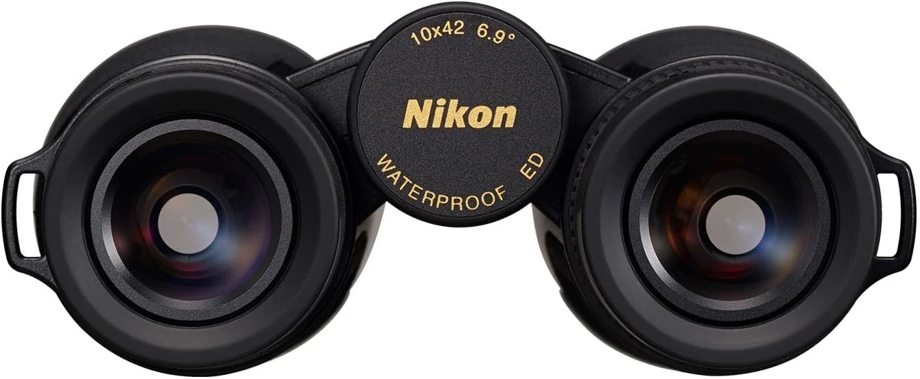 دوربین دوچشمی نیکون Monarch HG 10x42mm - میدان دید گسترده، لنزهای چندلایه روشن، دید با کیفیت بالا - دوربین دوچشمی سبک وزن ضد آب و ضد مه برای مشاهده طبیعت در فضای باز (16028)