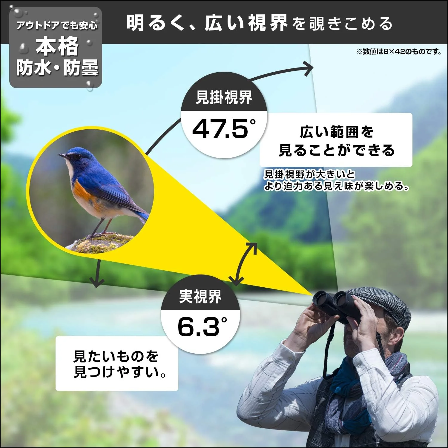دوربین دوچشمی نیکون Monarch 5 8x42