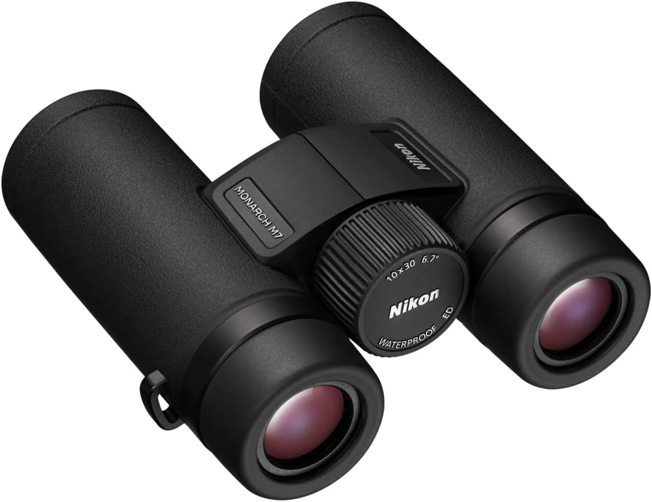 دوربین دوچشمی NIKON MONARCH M7 | دوربین دوچشمی سبک وزن ضد آب و ضد مه با شیشه ED و پوشش های چند لایه | دید گسترده، فوکوس روان و فاصله چشمی زیاد برای تماشای پرندگان، حیات وحش و استفاده در فضای باز، 10x30