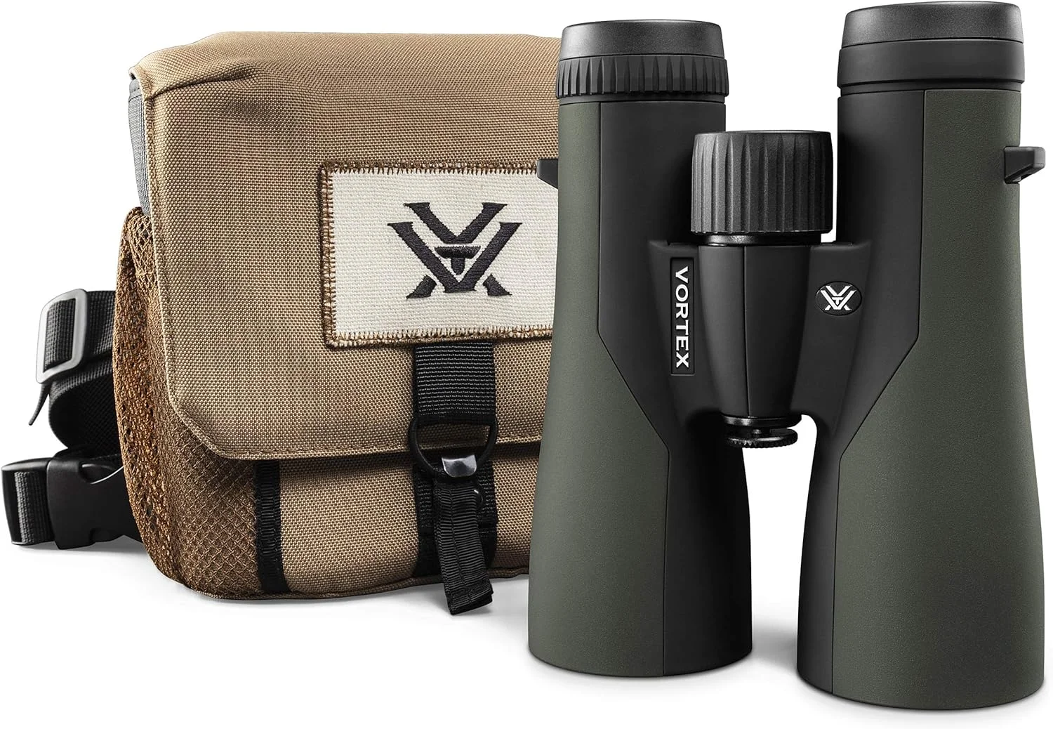 دوربین دوچشمی Vortex Optics Crossfire HD 10x50 - سیستم اپتیک HD، قابل نصب روی سه پایه، روکش لاستیکی، ضد آب، ضد مه، ضد ضربه، شامل GlassPak