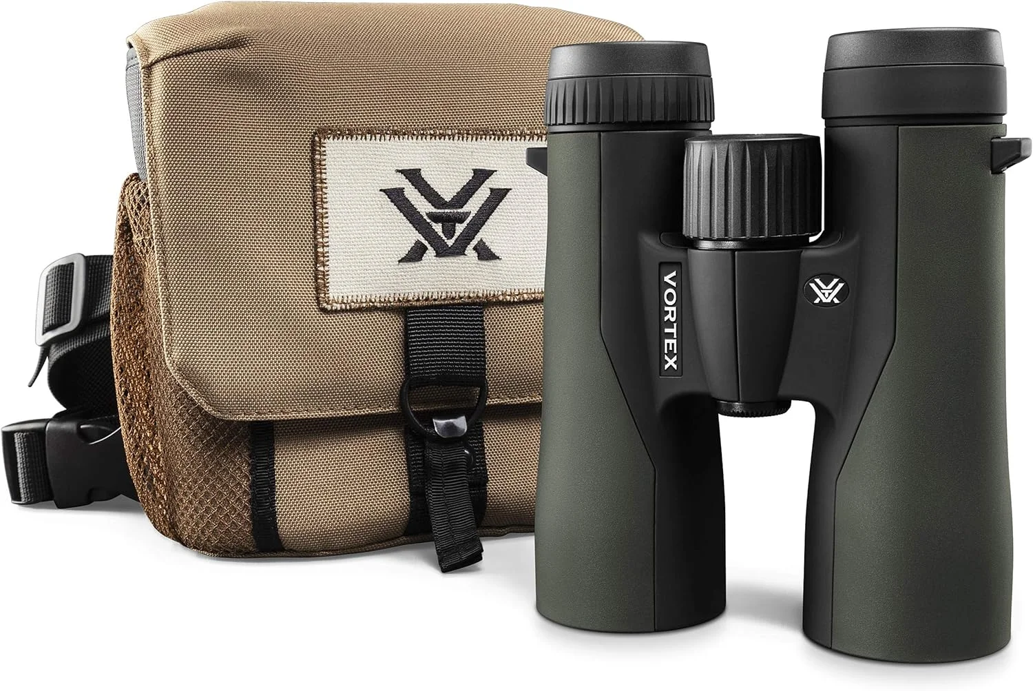 دوربین دوچشمی Vortex Optics Crossfire HD 10x42 - سیستم اپتیک HD، قابل نصب روی سه پایه، روکش لاستیکی، ضد آب، ضد مه، ضد ضربه، شامل GlassPak