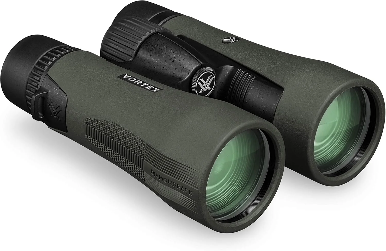 دوربین دوچشمی Vortex Optics Diamondback HD 12x50 - سیستم اپتیک HD، دستگیره ضد لغزش، ضد آب، ضد مه، ضد ضربه، شامل GlassPak