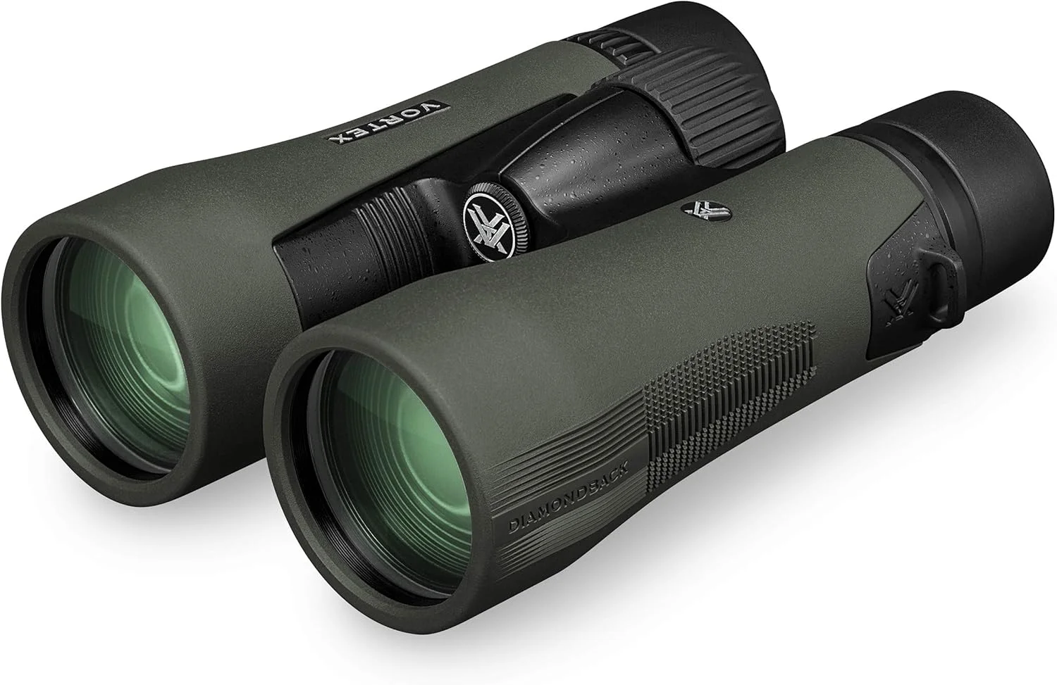 دوربین دوچشمی Vortex Optics Diamondback HD 12x50 - سیستم اپتیک HD، دستگیره ضد لغزش، ضد آب، ضد مه، ضد ضربه، شامل GlassPak