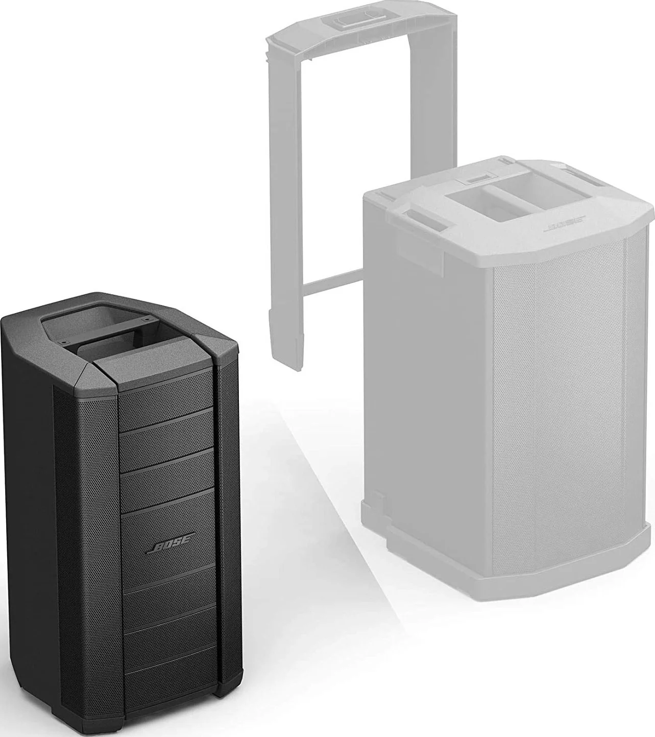 بلندگوی قابل حمل Bose مدل F1 812 Flex Array، 230 ولت، مناسب برای انگلستان - مشکی | 731419-4110