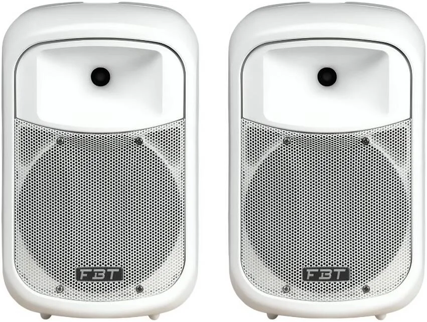 جفت اسپیکر FBT J 8A - مانیتور اکتیو دو طرفه 8 اینچی، 200 وات + 50 وات RMS، 124 دسی بل SPL، هورن 90 در 60 درجه، تنظیمات DSP، ساخت ایتالیا، سفید | 697482-1