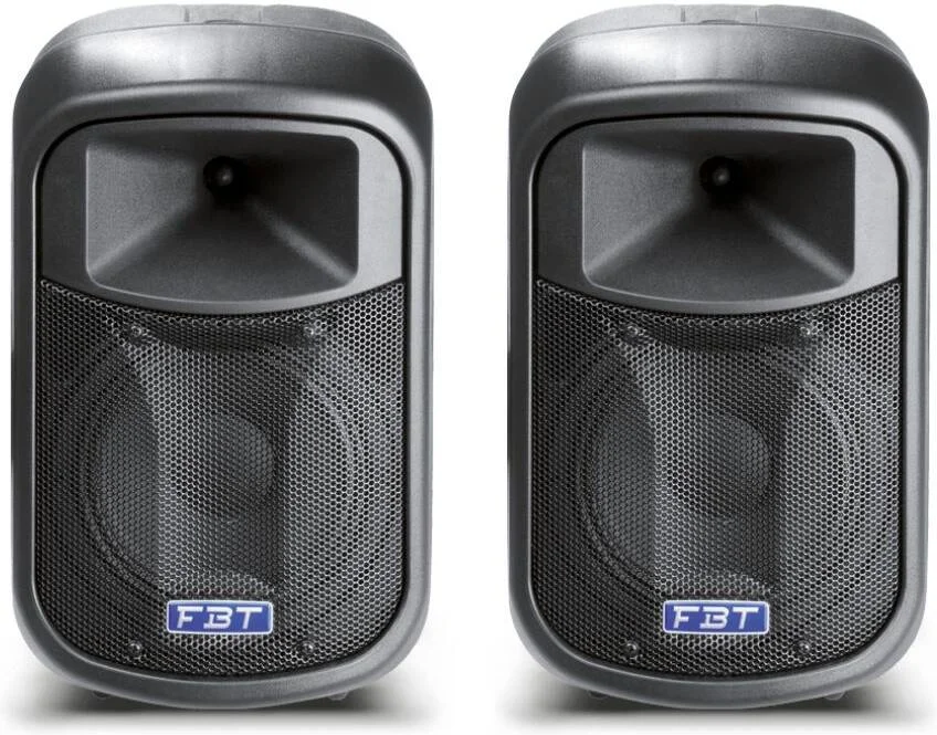 جفت اسپیکر FBT J 8A - مانیتور اکتیو دو طرفه 8 اینچی، 200 وات + 50 وات RMS، 124 دسی بل SPL، هورن 90 در 60 درجه، تنظیمات DSP، ساخت ایتالیا، مشکی | 578949-1