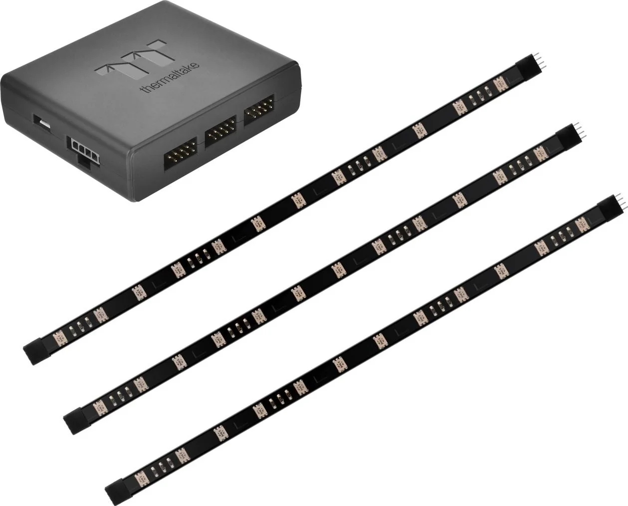 Thermaltake Pacific Lumi Plus نوار LED مغناطیسی با 16.8 میلیون رنگ، بسته 3 عددی | CL-O014-PL00SW-A