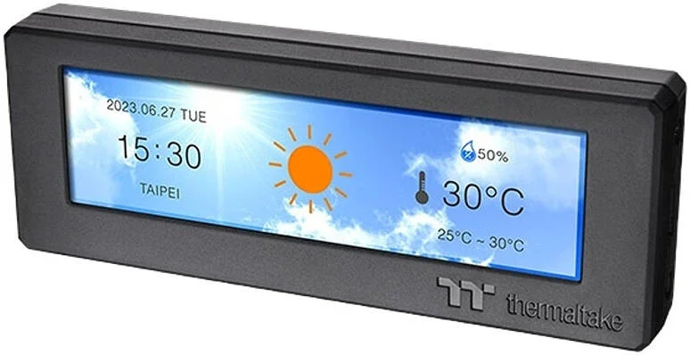 کیت صفحه نمایش ال سی دی 3.9 اینچی Thermaltake، رزولوشن 128 x 480 (RGB)، اتصال Micro USB به USB (9 پین)، کاملاً قابل تنظیم با TT RGB Plus 2.0، مشکی | AC-073-OO1NAN-A1 کیت صفحه نمایش ال سی دی 3.9 اینچی Thermaltake، رزولوشن 128 x 480 (RGB)، اتصال Micro USB به USB (9 پین)، کاملاً قابل تنظیم با TT RGB Plus 2.0، مشکی | AC-073-OO1NAN-A1