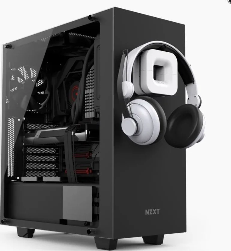 نگهدارنده کابل و هدست سیلیکونی آهنربایی ان زد ایکس تی مدل Puck - قرمز