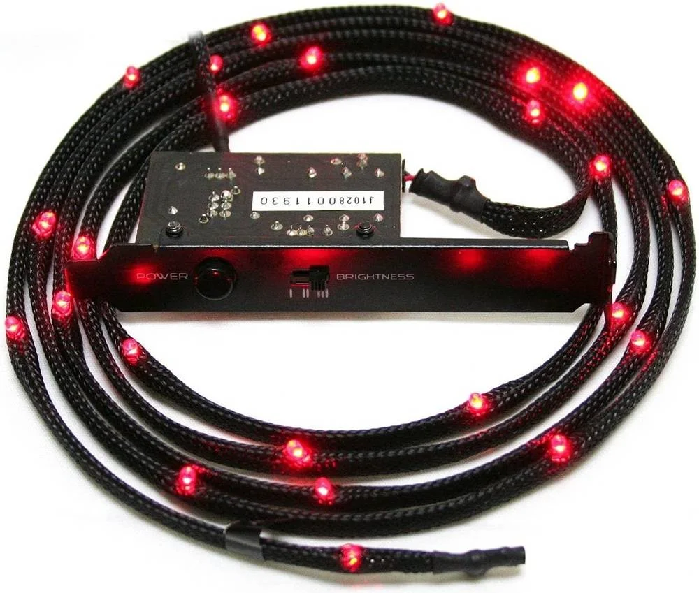 کیت ال ای دی نارنجی یک متری NZXT با روکش محافظ