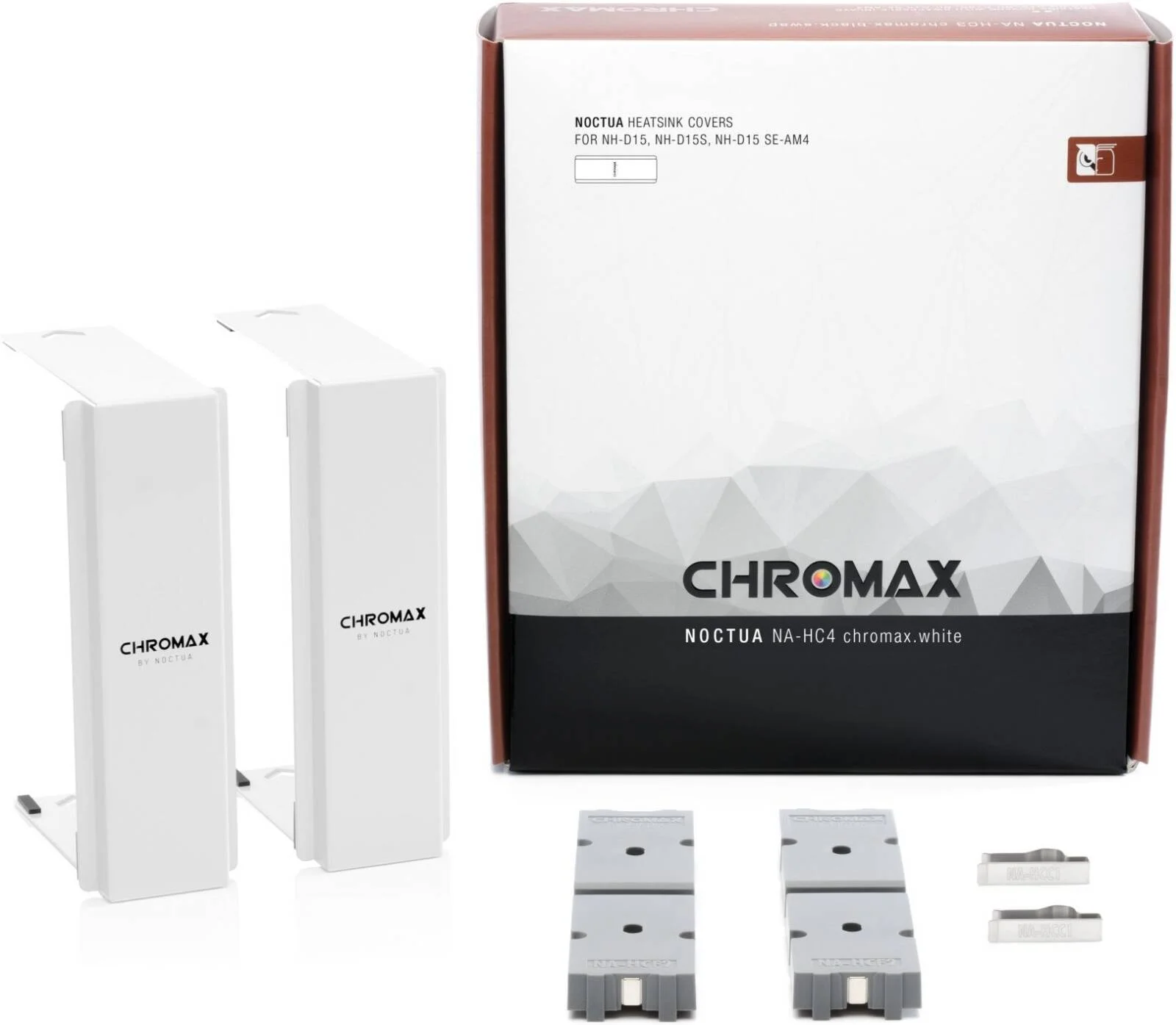 کاور هیت سینک Noctua NA-HC4 Chromax.White، سازگار با مدل های NH-D15، سفید | NA-HC4 CH.WT