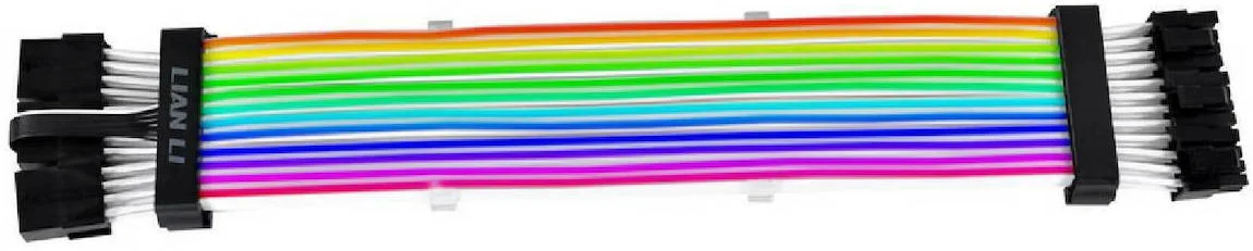 کابل افزودنی ARGB سه گانه 8 پین Lian-Li Strimer Plus V2، تخیل خود را آزاد کنید، برای مادربرد ARGB 3 پین، گیج 18 AWG، 162 عدد LED، کنترلر شامل نمی شود، طول 300 میلی متر | G89.PW12-PV2.00