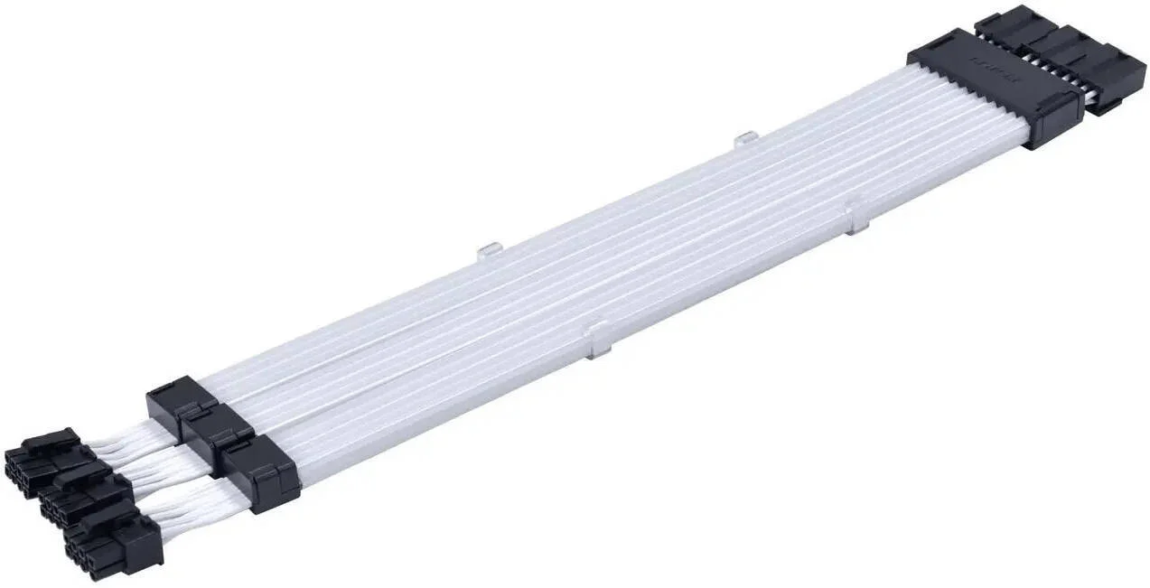 کابل نوری Lian-Li Strimer Wireless، دارای 174 LED ARGB، کانکتورهای برق GPU 3x8، دارای 12 لوله نوری، ساخته شده از سیلیکون و PVC، مدیریت بی سیم، طول 41 سانتی متر | PW12-1W