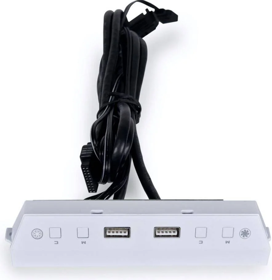 ماژول کنترلر ARGB و USB مدل Lian Li Lancool 216، دارای 10 حالت نورپردازی، 7 حالت رنگ، 2 پورت USB-A 3.0/3.1 Gen 1، کانال های کنترل جداگانه یا ترکیبی، سفید | G89.LAN216-1W.00 ماژول کنترلر ARGB و USB مدل Lian Li Lancool 216، دارای 10 حالت نورپردازی، 7 حالت رنگ، 2 پورت USB-A 3.0/3.1 Gen 1، کانال های کنترل جداگانه یا ترکیبی، سفید | G89.LAN216-1W.00