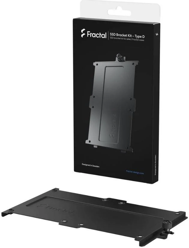 کیت براکت SSD نوع D Fractal Design، شامل براکت SSD 2.5 اینچی و سخت افزار نصب، پیچ شستی برای نصب آسان، طراحی شده برای استفاده در سری Pop، مشکی | FD-A-BRKT-004 کیت براکت SSD نوع D Fractal Design، شامل براکت SSD 2.5 اینچی و سخت افزار نصب، پیچ شستی برای نصب آسان، طراحی شده برای استفاده در سری Pop، مشکی | FD-A-BRKT-004