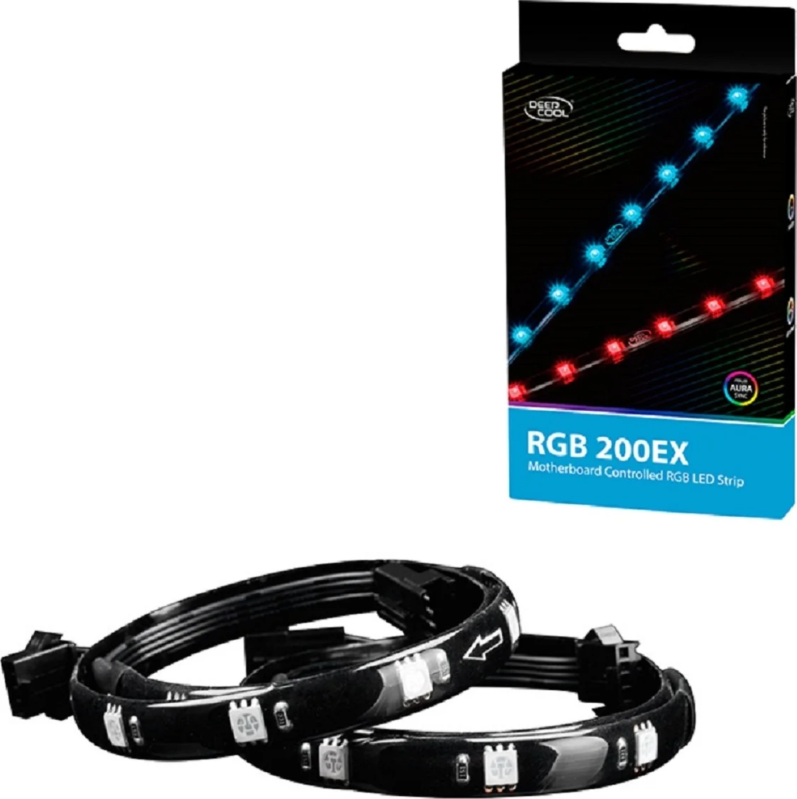 نوار LED چند رنگ DeepCool RGB 200 EX با قابلیت اتصال مغناطیسی برای کیس کامپیوتر | DP-LED-RGB200EX