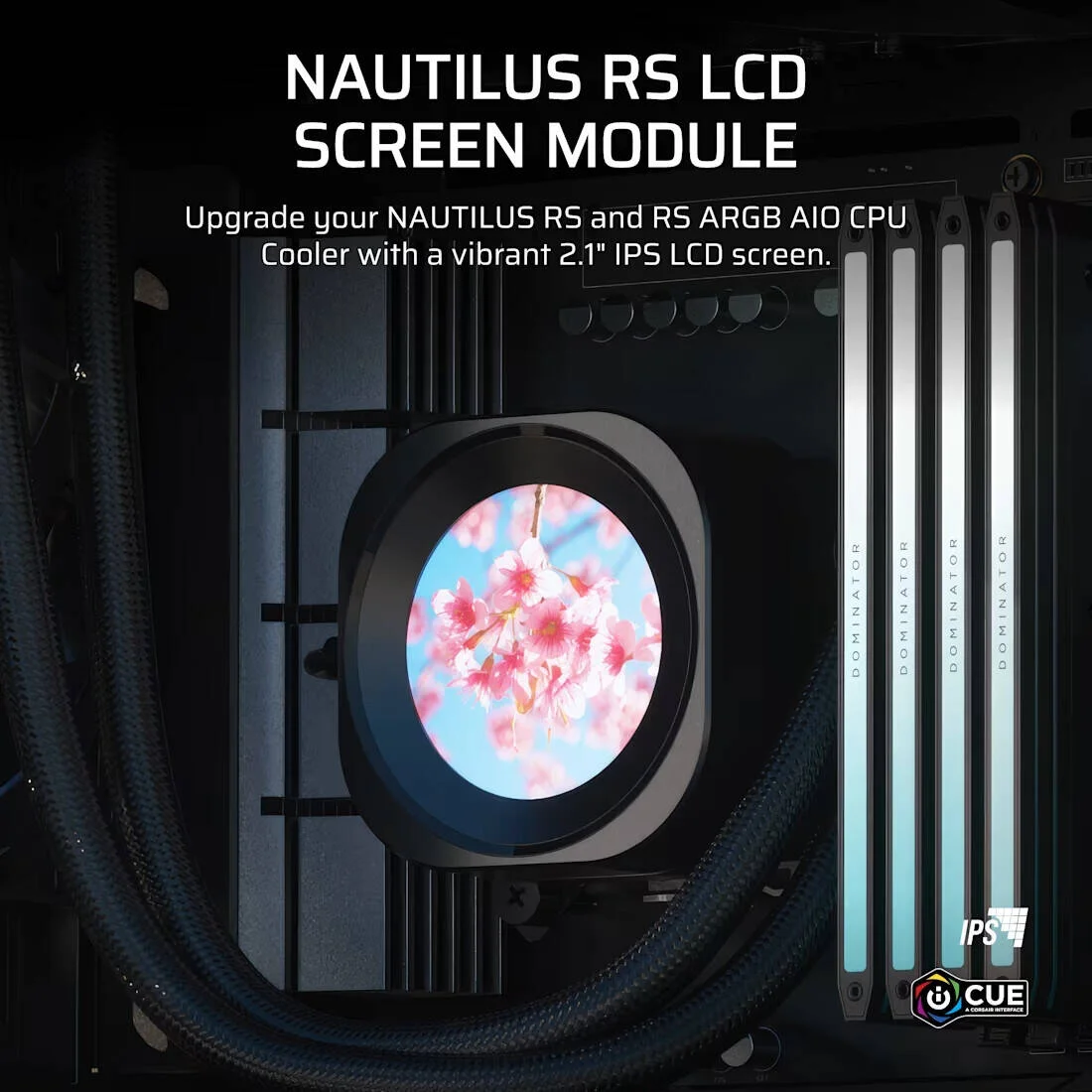 ماژول صفحه نمایش ال سی دی Corsair NAUTILUS RS، صفحه نمایش ال سی دی IPS سفارشی 2.1 اینچی، نصب آسان بدون نیاز به ابزار، کنترل نرم افزار CORSAIR iCUE، مشکی | CW-9061029-WW ماژول صفحه نمایش ال سی دی Corsair NAUTILUS RS، صفحه نمایش ال سی دی IPS سفارشی 2.1 اینچی، نصب آسان بدون نیاز به ابزار، کنترل نرم افزار CORSAIR iCUE، مشکی | CW-9061029-WW