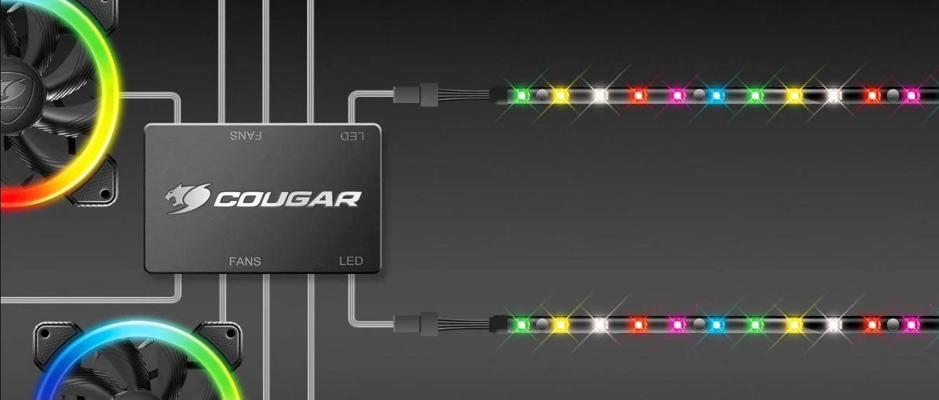 نوار ال ای دی RGB کوگار، نورپردازی 5 ولت RGB، نوار 450 میلی متری | CG-LEDSTRIP-RGB