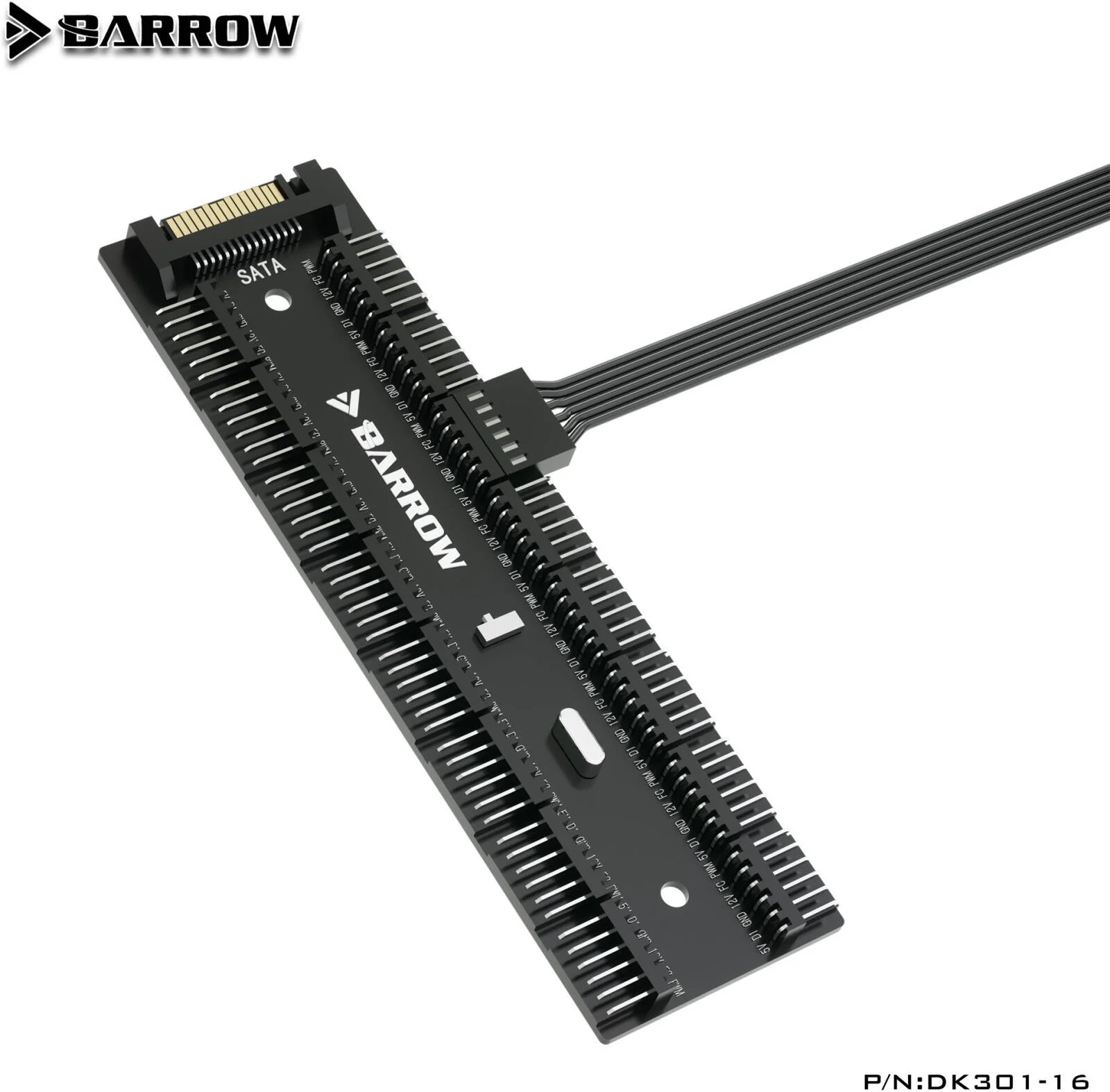 کنترلر یکپارچه 16 راهه RGB و فن بارو با عملکرد کامل، پشتیبانی از کنترل از راه دور و همگام سازی RGB مادربرد | DK301-16