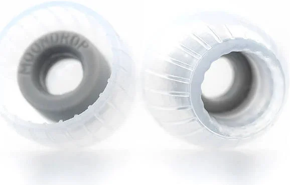 سَری های سیلیکونی MOONDROP Spring Tips، جنس سیلیکا ژل طبی نرم و الاستیک، سایز بزرگ، شفاف | SPRINGTIPS-L