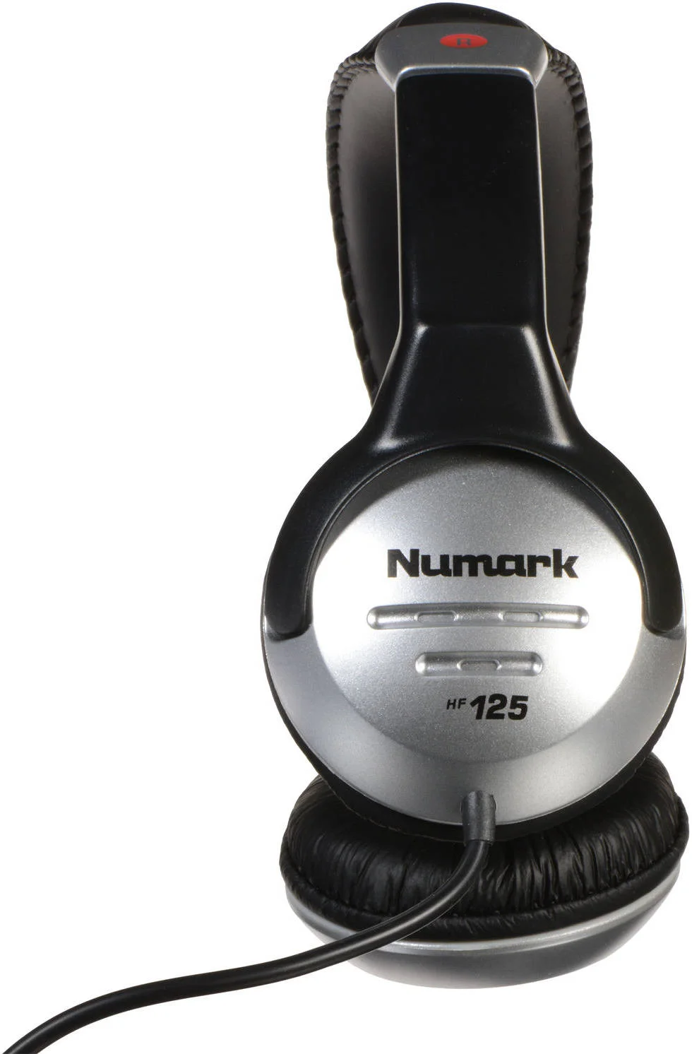 هدفون دی‌جی نومارک HF125 با طراحی روی گوش و پشت بسته، درایورهای دینامیک 40 میلی‌متری Mylar، گوشی‌های قابل تنظیم 7 حالته، مینی پلاگ 3.5 میلی‌متری TRS، شامل آداپتور 3.5 میلی‌متری به 1/4 اینچی TRS، نقره‌ای | HF125