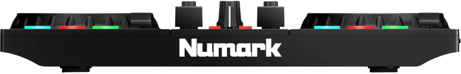 کنترلر دی‌جی دو کاناله نومارک Party Mix II Serato Lite با نمایش نور داخلی، رابط صوتی USB و چرخ‌های جاگ لمسی، مشکی | PARTYMIXII
