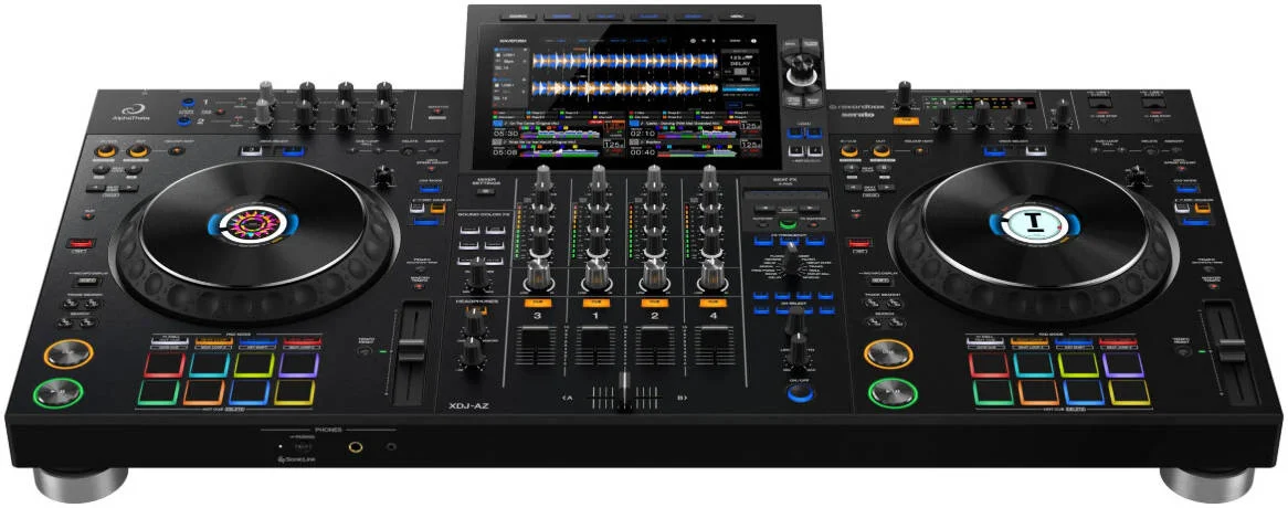 سیستم دیجی ۴ کاناله AlphaTheta XDJ AZ All In One Club Standard با صفحه لمسی ۱۰.۱ اینچی، Wi Fi، SonicLink، طرحبندی CDJ 3000/DJM A9، مشکی | AXDJAZ سیستم دیجی ۴ کاناله AlphaTheta XDJ AZ All In One Club Standard با صفحه لمسی ۱۰.۱ اینچی، Wi Fi، SonicLink، طرحبندی CDJ 3000/DJM A9، مشکی | AXDJAZ