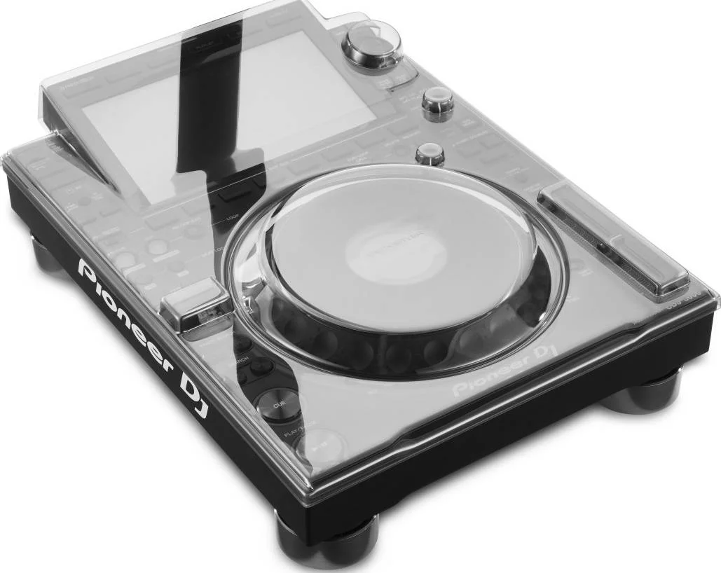 محافظ پلی کربنات شفاف دودی Decksaver DS PC CDJ3000 برای Pioneer DJ CDJ 3000، محافظت در برابر گرد و غبار، ریختن مایعات و ضربه | DS-PC-CDJ3000