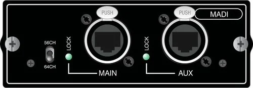 کارت MADI نوری Soundcraft A520.005000SP (تک حالته) - توسعه 64x64 کانال از راه دور برای میکسر های دیجیتال سری Si | A520.005000SP