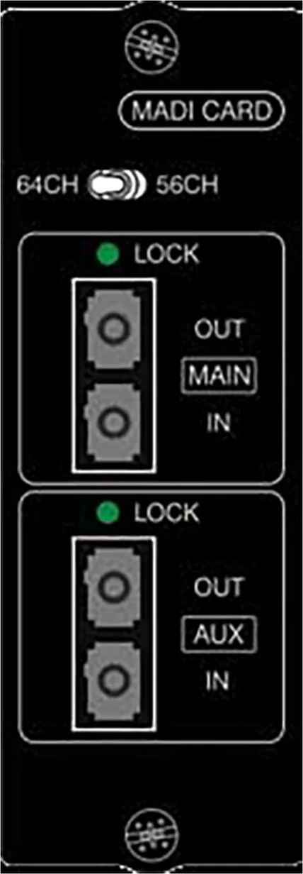 کارت MADI اپتیکال Soundcraft A520.001000SP (چند حالته) - گسترش 64x64 کانال برای میکسر های دیجیتال سری Si | A520.001000SP
