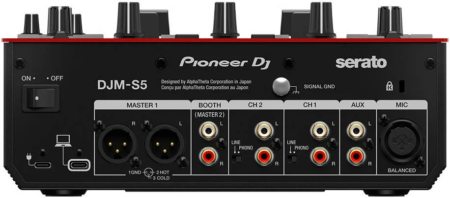 میکسر دیجی ۲ کاناله پایونیر DJM-S5 برای Serato DJ Pro، فیدر MAGVEL PRO، Lever FX، Scratch Cutter و تغذیه از طریق USB، قرمز | DJM-S5 میکسر دیجی ۲ کاناله پایونیر DJM-S5 برای Serato DJ Pro، فیدر MAGVEL PRO، Lever FX، Scratch Cutter و تغذیه از طریق USB، قرمز | DJM-S5