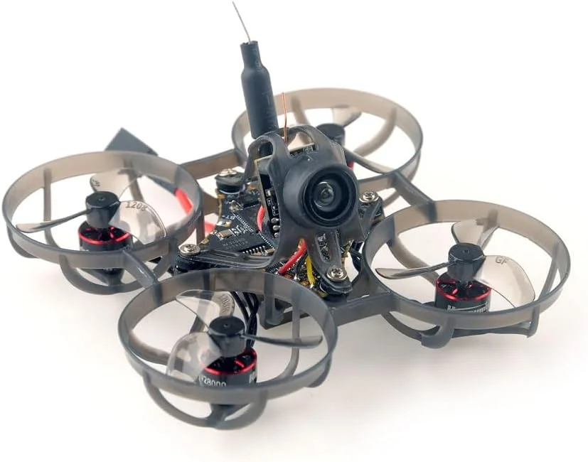 هپی‌مدل موبولا 6 مدل 2024، پهپاد براشلس 1S با دوربین، میکرو FPV ووپ فوق سبک 65 میلی‌متری با کنترلر پرواز AIO و گیرنده ExpressLRS، موبولا 6 ELRS BNF، پهپادهای مسابقه‌ای کوچک برای （ELRS）