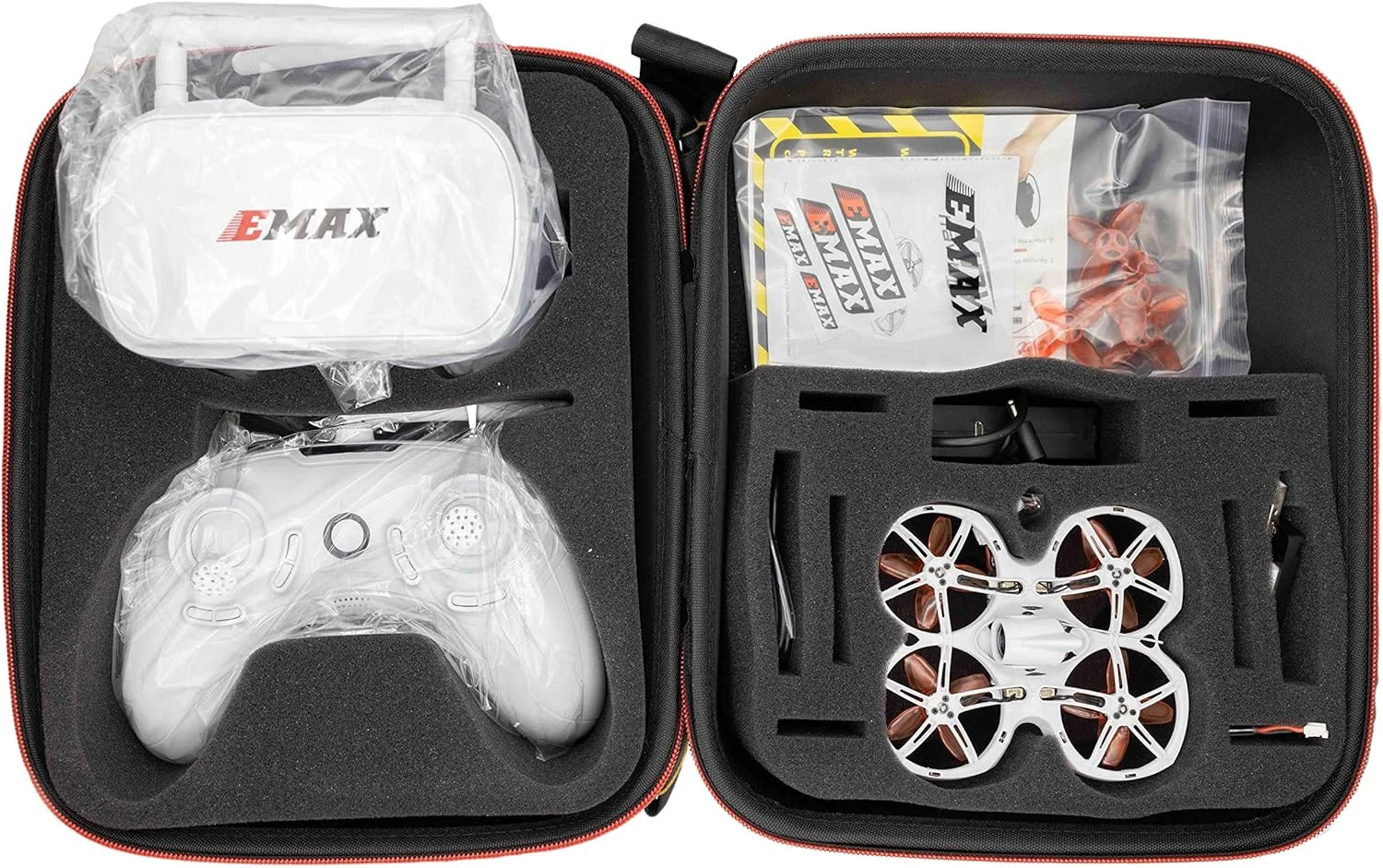 کیت EMAX Tinyhawk 2 II RTF FPV با دوربین، عینک و کنترلر برای کودکان و مبتدیان کیت EMAX Tinyhawk 2 II RTF FPV با دوربین، عینک و کنترلر برای کودکان و مبتدیان