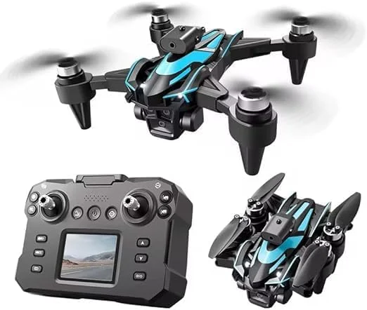 مینی پهپاد با صفحه نمایش LCD، سه دوربین، کنترل از راه دور، کیفیت 4K HD، بهترین پایداری، صدای کم، صرفه جویی در انرژی، عملکرد قوی، FPV 3 کیلومتری، ضد لرزش، اجتناب از موانع، گیمبال 3 محوره، باتری های قدرتمند
