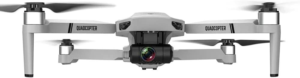 پهپاد KF102 GPS با دوربین 4K HD، گیمبال 2 محوره، برد 1200 متری، 50 دقیقه زمان پرواز (شامل 3 باتری) بازگشت با یک دکمه