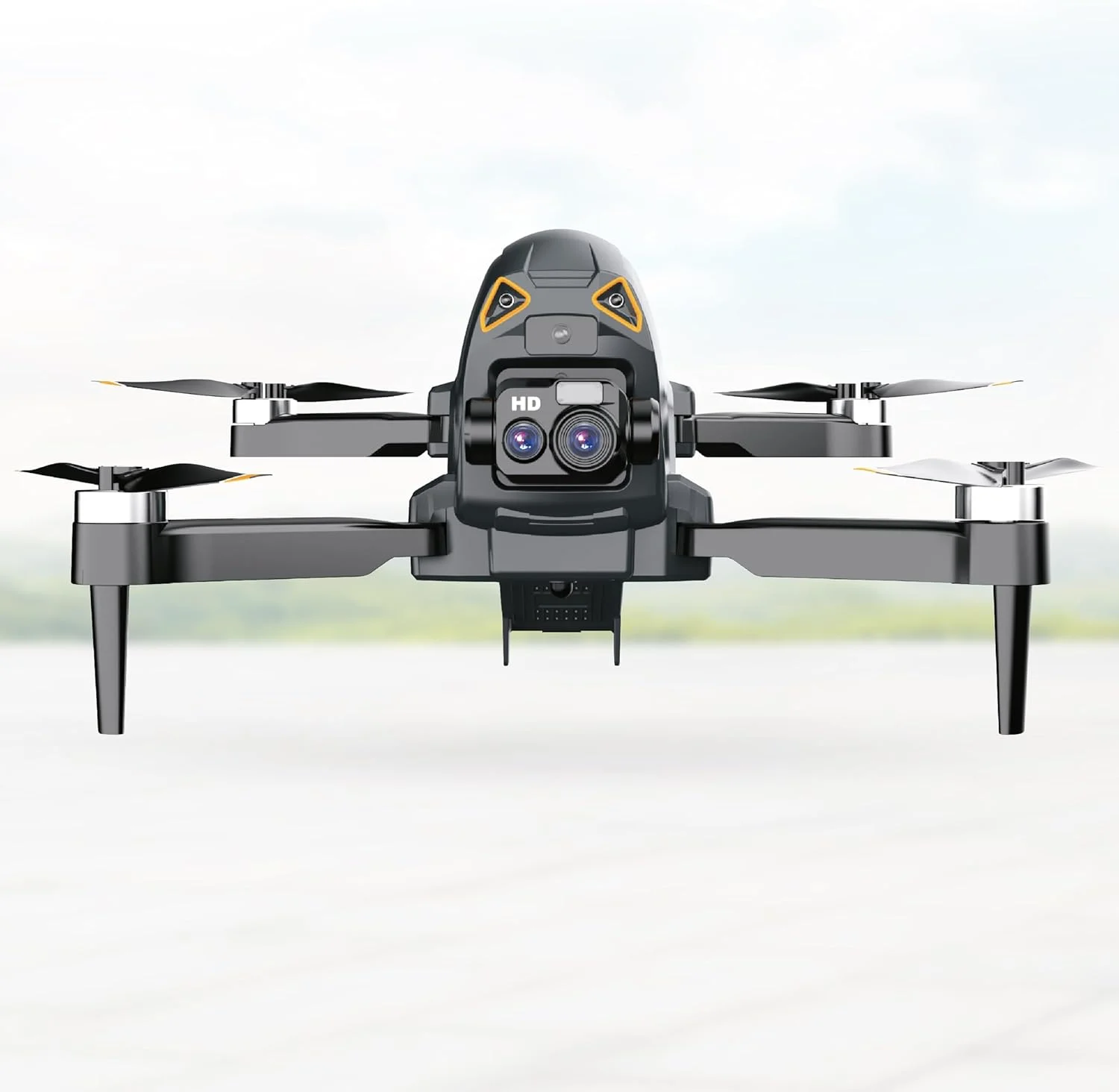 پهپاد FPV آیروویژن Porodo، پهپاد با دوربین HD، حداکثر سرعت 30 کیلومتر در ساعت، حداکثر زمان پرواز 15 دقیقه، محدوده ارتفاع 80 متر، موقعیت یابی جریان نوری، اجتناب از موانع 360 درجه، همه کاره و جمع و جور