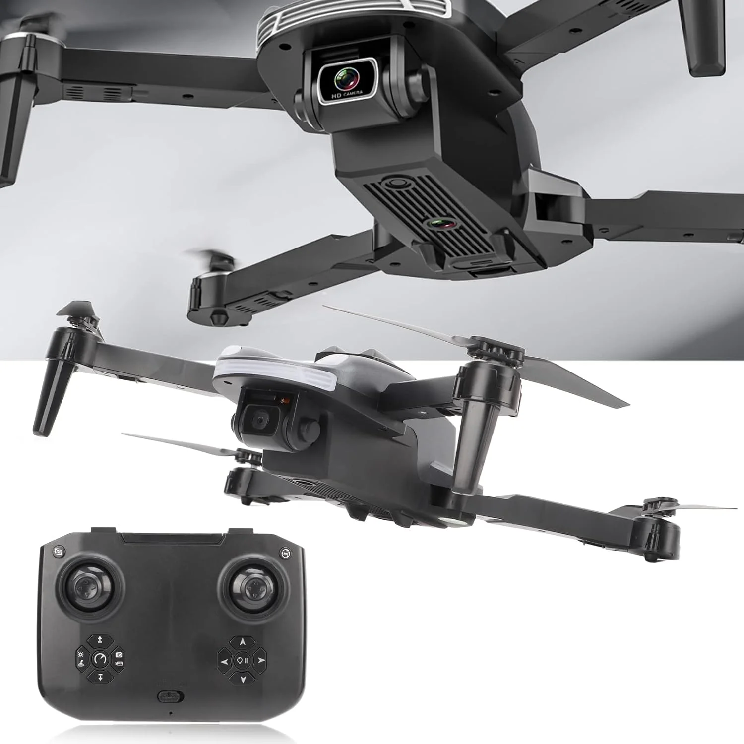 پهپاد KF616، پهپاد دوربین 4K خاکستری تیتانیومی با عملکرد WiFi برای فضای باز