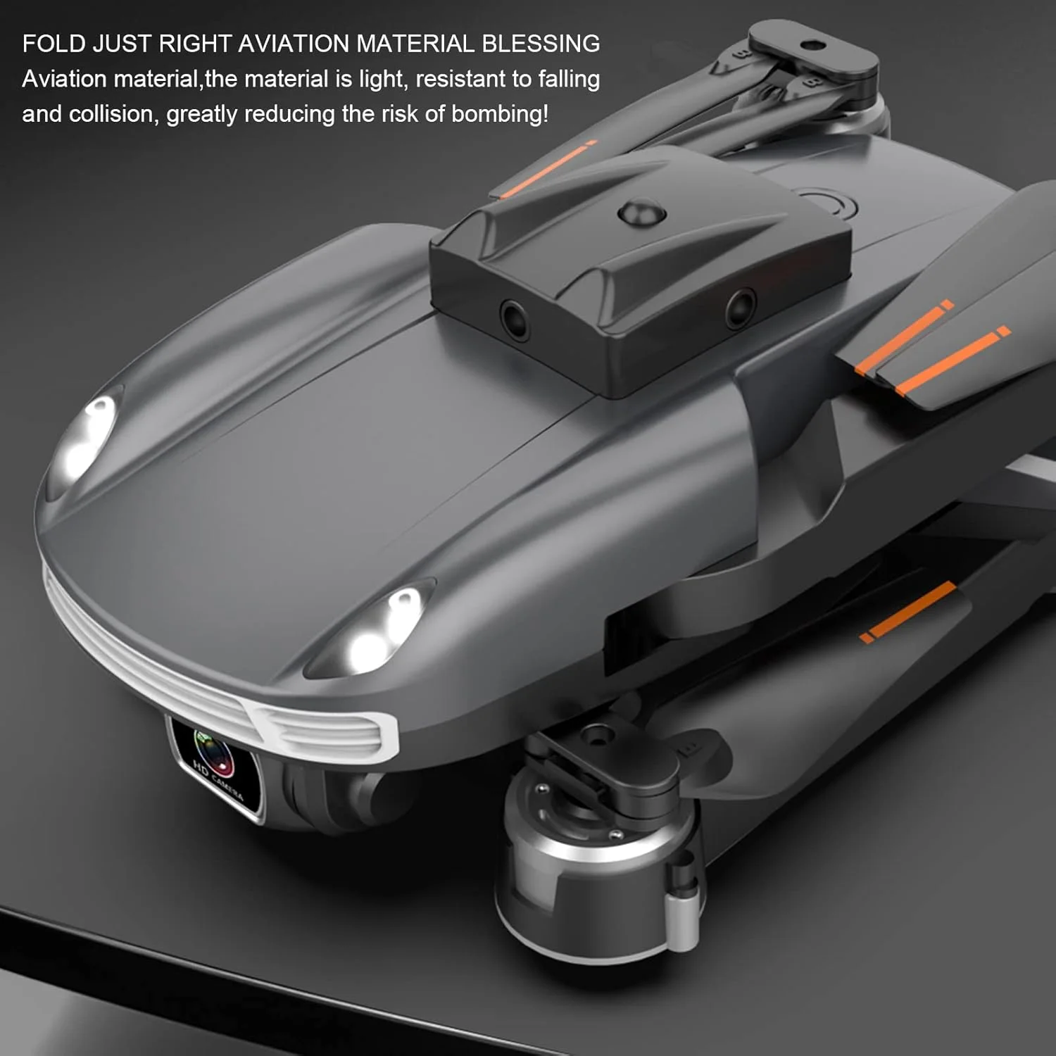 پهپاد KF616، پهپاد دوربین 4K خاکستری تیتانیومی با عملکرد WiFi برای فضای باز