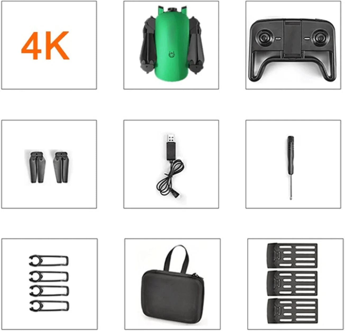 هلی کوپتر دوربین دار IOFIT با دوربین دوگانه 4K HD، وای فای، تصویربرداری هوایی حرفه ای، شناور جریان نوری، دنبال کردن با اشاره، کوادکوپتر با کنترل از راه دور (رنگ: 2) هلی کوپتر دوربین دار IOFIT با دوربین دوگانه 4K HD، وای فای، تصویربرداری هوایی حرفه ای، شناور جریان نوری، دنبال کردن با اشاره، کوادکوپتر با کنترل از راه دور (رنگ: 2)