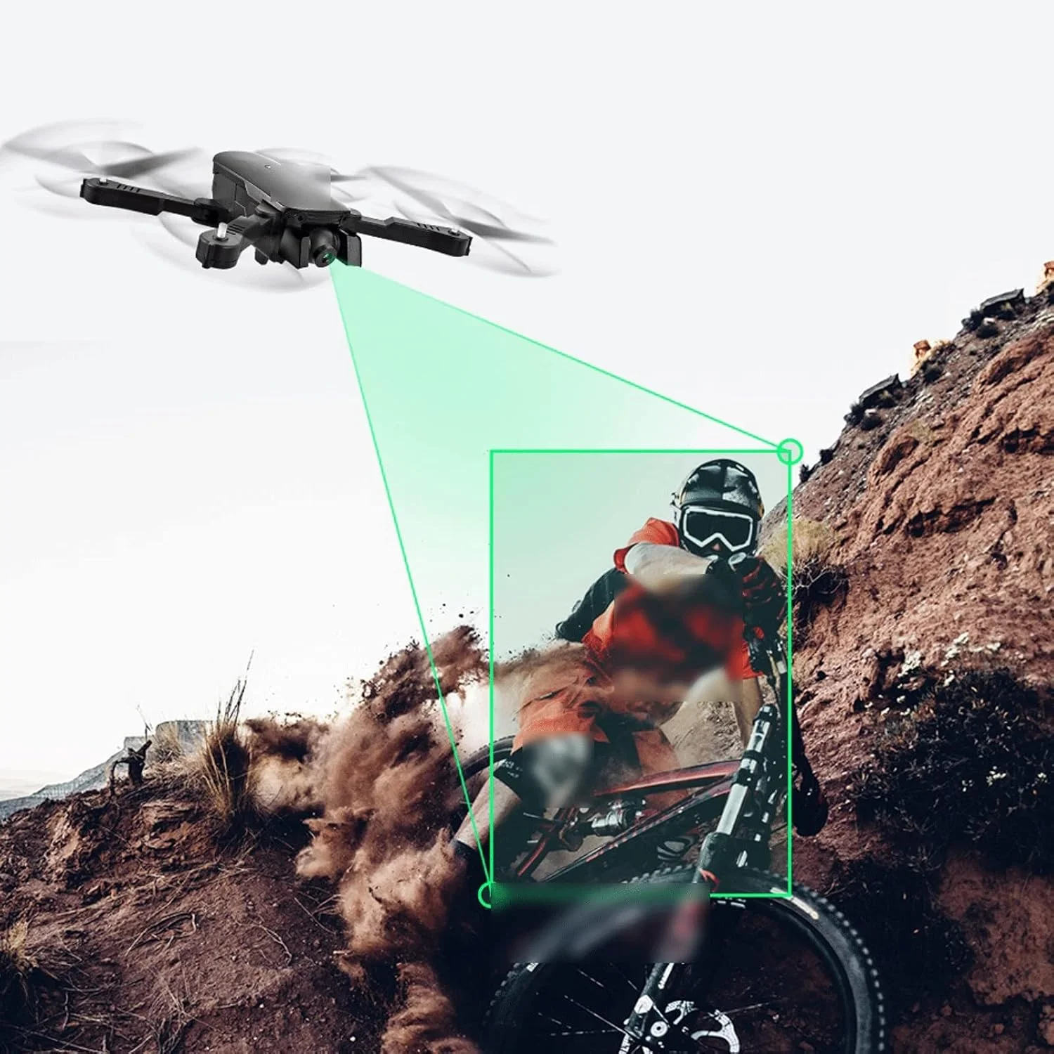 هلی کوپتر دوربین دار IOFIT با دوربین دوگانه 4K HD، وای فای، تصویربرداری هوایی حرفه ای، شناور جریان نوری، دنبال کردن با اشاره، کوادکوپتر با کنترل از راه دور (رنگ: 2) هلی کوپتر دوربین دار IOFIT با دوربین دوگانه 4K HD، وای فای، تصویربرداری هوایی حرفه ای، شناور جریان نوری، دنبال کردن با اشاره، کوادکوپتر با کنترل از راه دور (رنگ: 2)