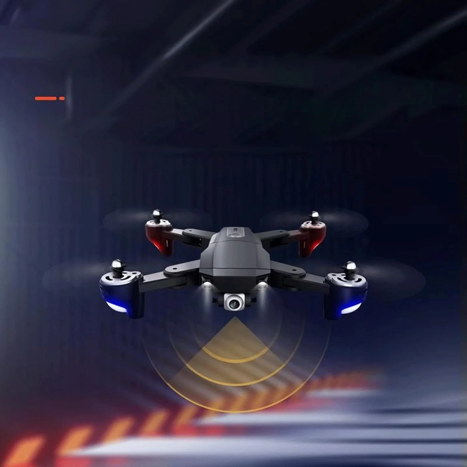 پهپاد IOFIT با دوربین، پهپاد RC با دوربین زاویه باز 4K HD، تاشو با باتری طولانی مدت، کوادکوپتر دوربین دوگانه 5G، مینی هلیکوپتر RC