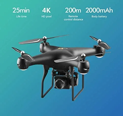 کوادکوپتر چرخشی HD با دوربین 4K مدل S32T به همراه وای فای FPV و قابلیت پرواز 20 دقیقه ای