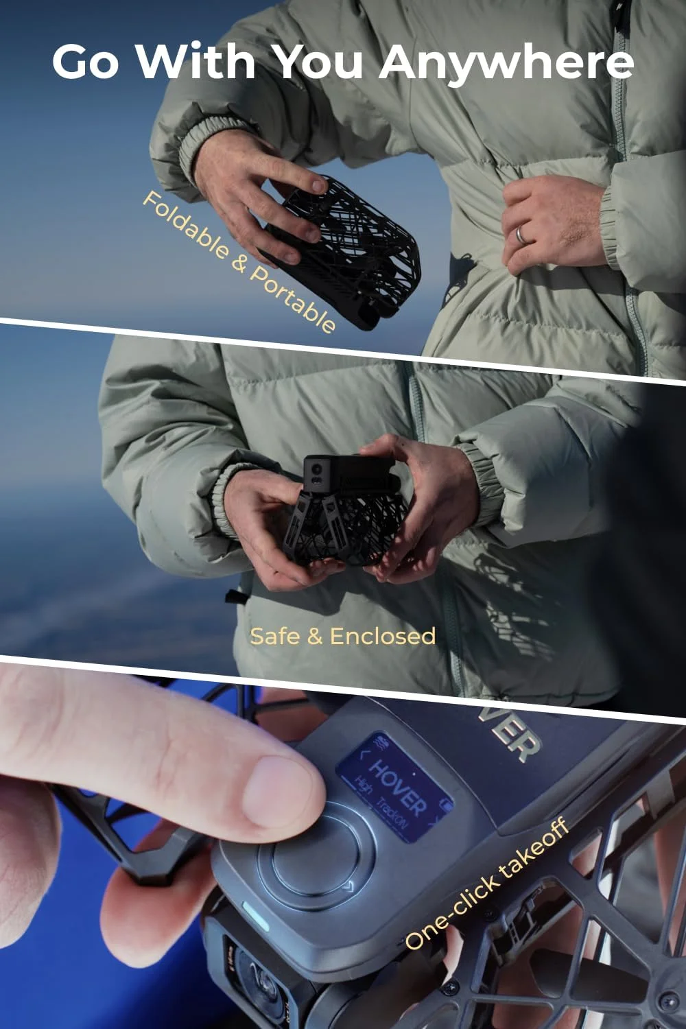 دوربین اکشن HOVERAir X1 PROMAX 8K مشکی